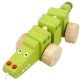 Jouet à tirer en bois Crocodile en bois Enfant 1 an +