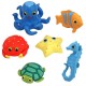 jeu de bain Set de 6 animaux marins pour le bain Enfants 3 ans +