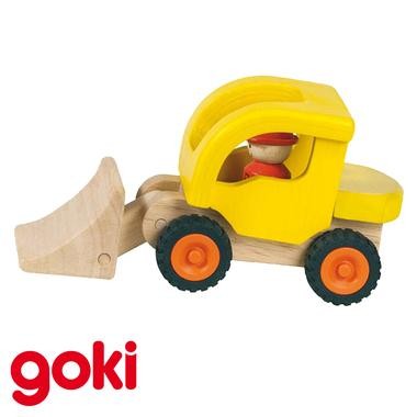 Jouet Camion pelleteuse Jouet en bois solide pour enfant 2 ans +