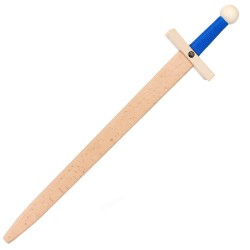 Épée en bois Lancelot Bleue 60 cm