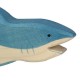 Animaux en bois requin figurine Holztiger