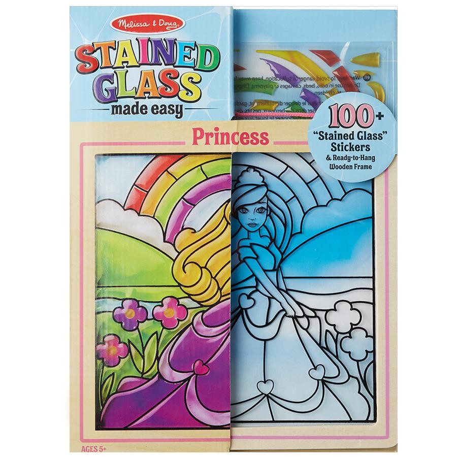 Kit Vitrail Enfant 100 stickers - Princesse - pour enfants à