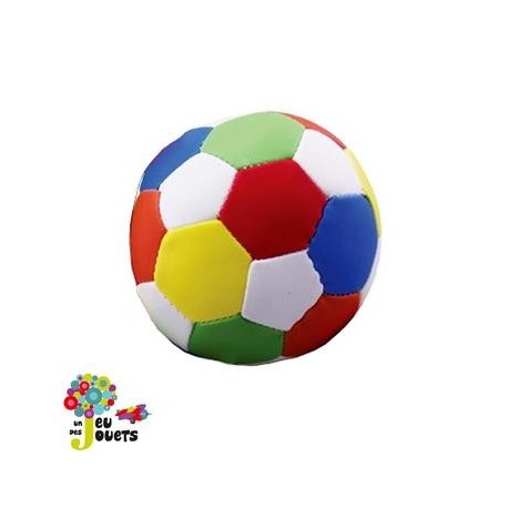 Ballon football souple simili cuir 17 cm pour enfant
