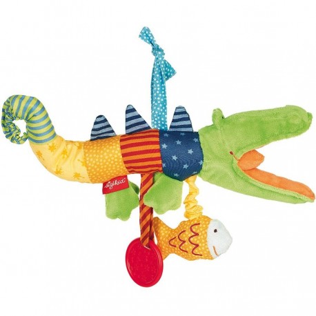 Jouet d'éveil bébé crocodile Sigikid 30 cm