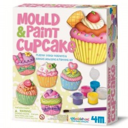 Kit de moulage Magnets et badges Cupcake jeux de loisirs créatifs pour filles 6+