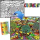 Colorvelvet coloriage velours Paysage 47x35