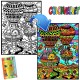 Colorvelvet coloriage velours Montgolfière 47x35