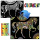 Colorvelvet coloriage velours Chevaux 47x35