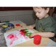 Peinture au doigt bébé 4 pots multicolore de 100 ml