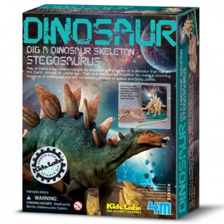 Kit de construction dinosaure Deterre ton dinosaure stégosaure garçons 8 ans +
