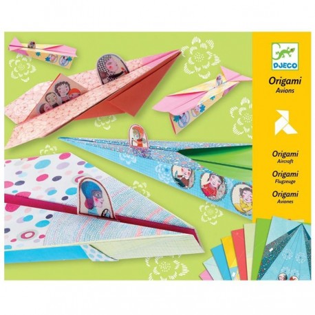 Origamis Avions Djeco Pliage papier