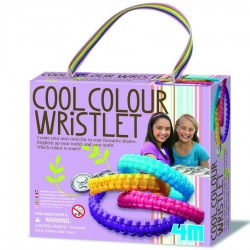Kit pour fabriquer bracelets en plastiques colorés 4M