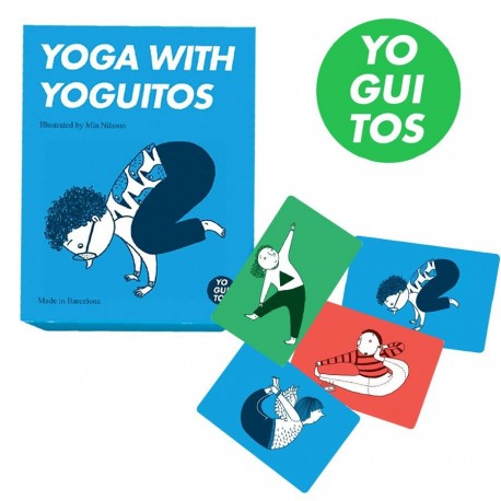 Jeu de cartes postures Yoga with yoguitos