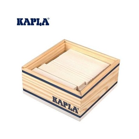 Jeu de construction Kapla boîte carré 40 planchettes colorées