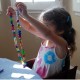Kit colliers de perles Alphabet en bois set de 200 pièces Enfants 4 ans +