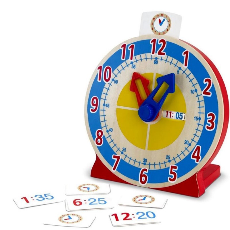 Horloge magnétique pour apprendre à lire l'heure
