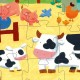 Puzzle Djeco Boite silhouette Vache 24 pcs Enfants 3 ans +