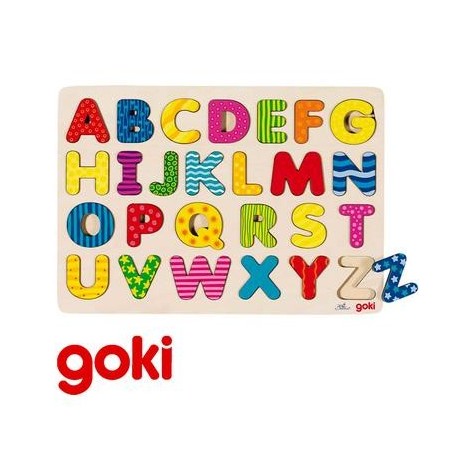 Puzzle en Bois Apprendre l'Alphabet Jeu éducatif Enfant 3 ans +