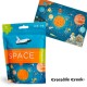 Puzzle Espace Crocodile Creek pochette de voyage 100 pcs