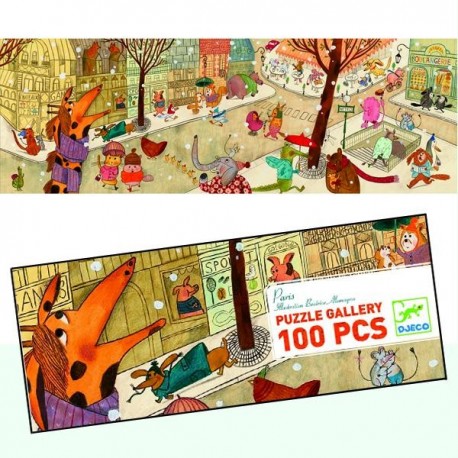 Puzzle Djeco Gallery Paris 100 pcs Enfants 5 ans +