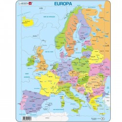 Puzzle éducatif Larsen Europe Europa en Catalan