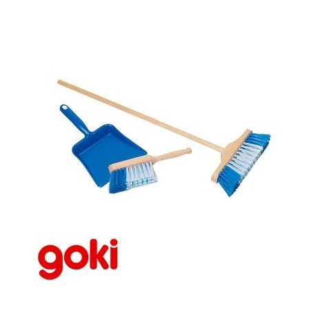 Pelle à poussière balayette balai Set de ménage Goki - Un jeux des
