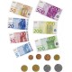 Monnaie factice jeu Argent factice euros pièces et billets