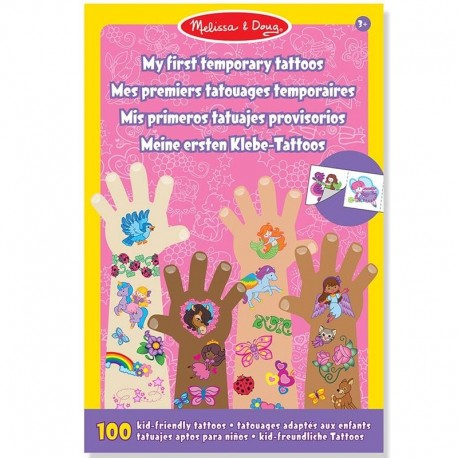 Tatouage enfants 100 Tattoos Décalcomanies prédécoupés enfant Fille