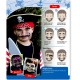 Maquillage enfant visage 6 couleurs Livre d'idées avec accessoires 5 ans +