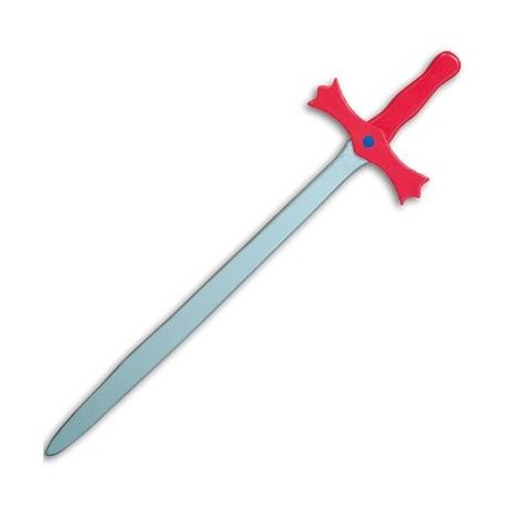 Épée rouge 60 cm Jouet en bois Déguisement Enfant garçon 4 ans +