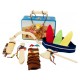 Déguisement enfant Indien Malette avec accessoires enfants 3 ans +