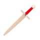 Épée jouet en bois Lancelot Rouge 48 cm