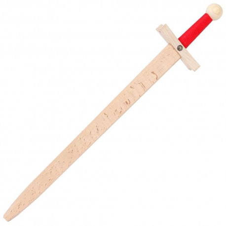 Épée jouet en bois Lancelot Rouge 60 cm
