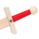 Épée jouet en bois Lancelot Rouge 60 cm