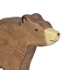 Animaux en bois ours brun figurine Holztiger
