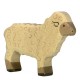 Animaux en bois de la ferme mouton debout figurine Holztiger