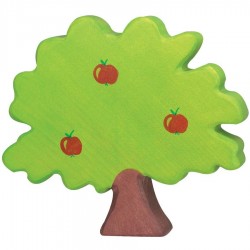 Arbre en bois arbre pommier figurine Holztiger