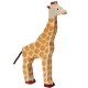 Animaux en bois girafe figurine Holztiger
