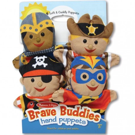 Marionnettes à main Les Héros set de 4 personnages