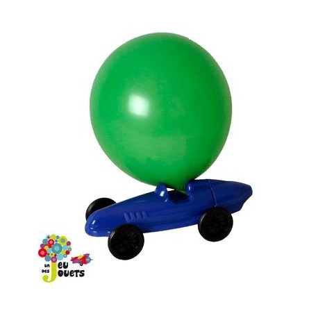 Voiture propulsion ballon Véhicule de course à air Jouet Enfants 4 ans +