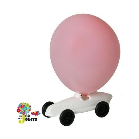 Voiture propulsion ballon Véhicule de course à air Jouet Enfants 4 ans +
