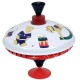 Toupie en métal 19 cm sur socle Jouet pour enfant et Bébé 1 an +