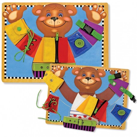 Puzzle des fermetures en bois Teddy Bear