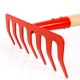 Rateau rouge outillage de jardin pour enfants