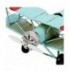 Petit avion décoratif métal bleu clair