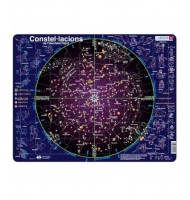 Puzzle éducatif Apprendre les constellations en CATALAN 70 pcs Larsen 9 ans +