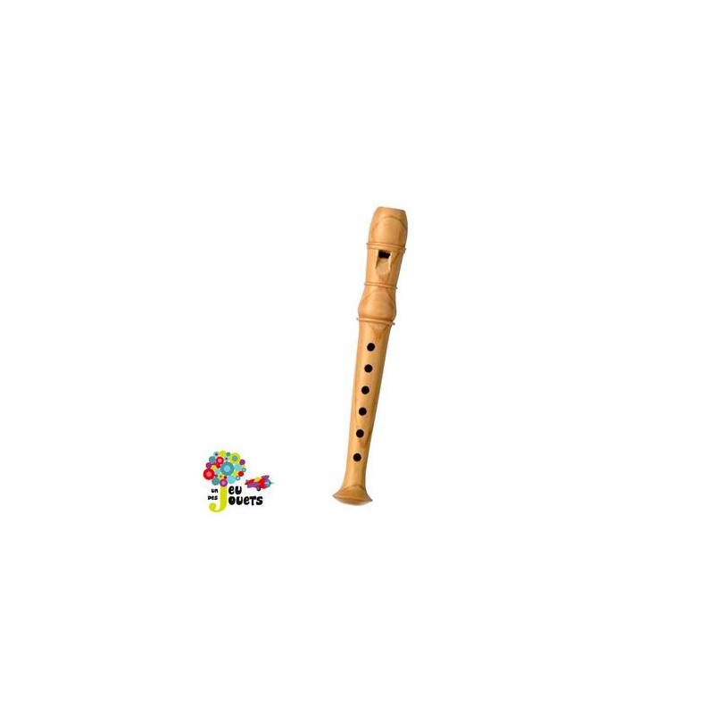 Acheter Flûte de dessin animé clarinette en bois 6 trous Piccolo enfants  Puzzle jouets musique jouet bébé
