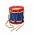 Grand tambour instrument de musique pour Enfants 3 ans et plus