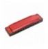 Harmonica en métal Rouge 10 cm Instrument de musique pour Enfant