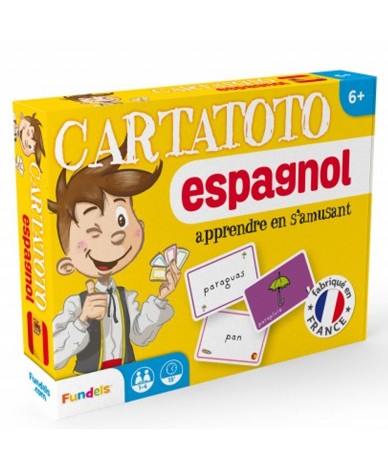 Jeu de cartes éducatives CARTATOTO Apprendre l'Espagnol